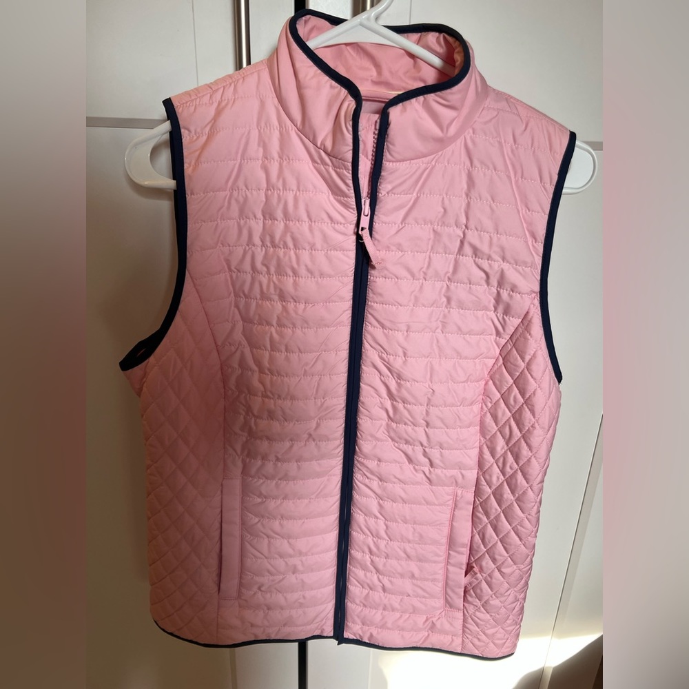 Talbot’s pink quilted vest size Small